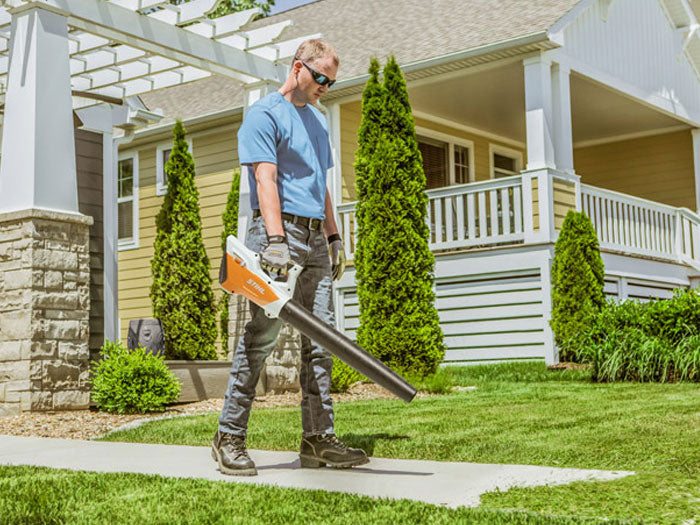 Using a Blower to Tidy Up your Garden