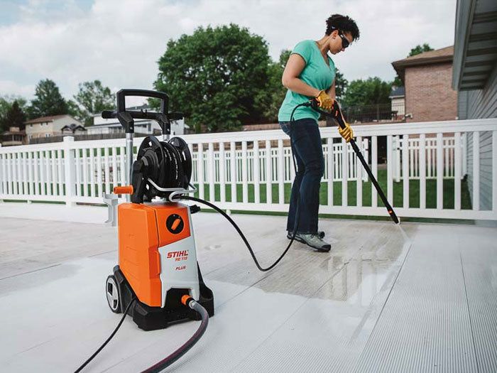 Using a High-Pressure Cleaner