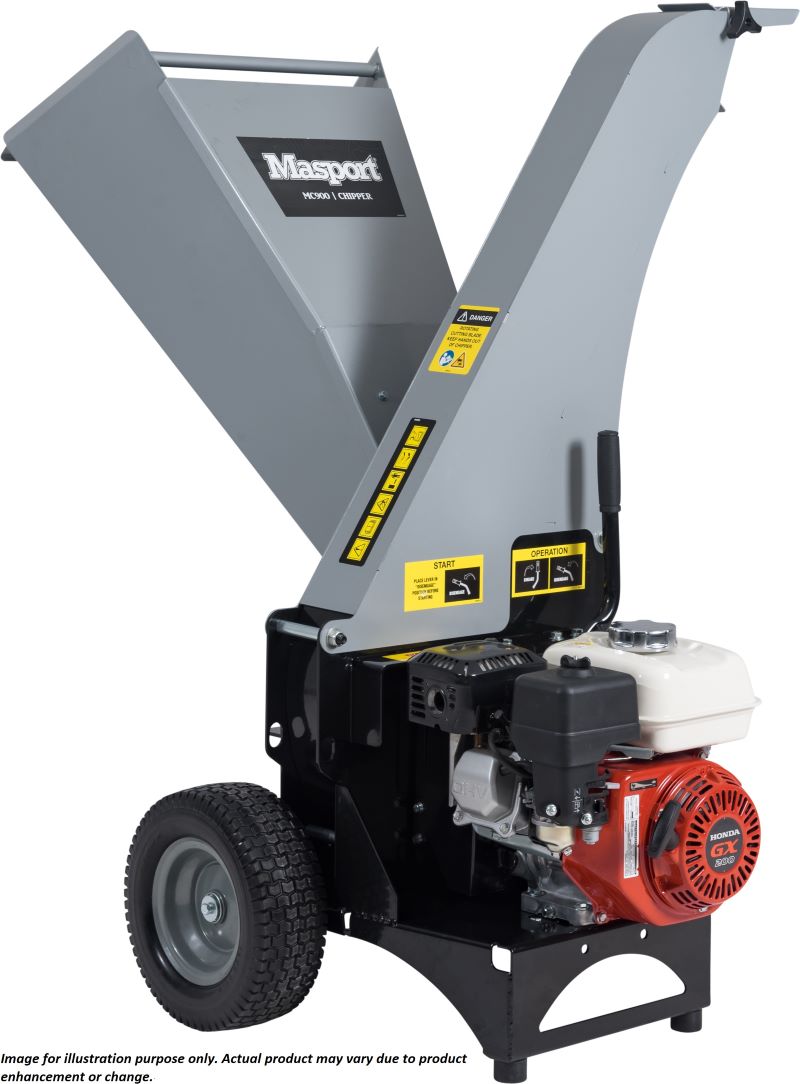 Masport MC900 Chipper Honda GX200 6.5HP