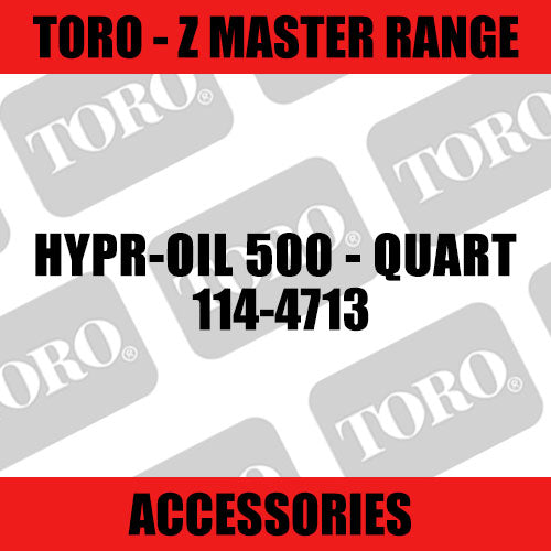 Toro - HYPR-OIL 500 - Quart - Sunshine Coast Mowers