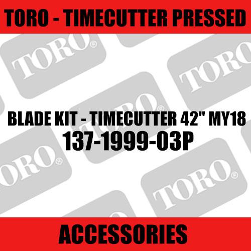 Toro timecutter best sale blade kit