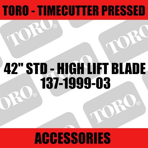 Toro - 42" Std - High Lift Blade (TimeCutter Pressed)