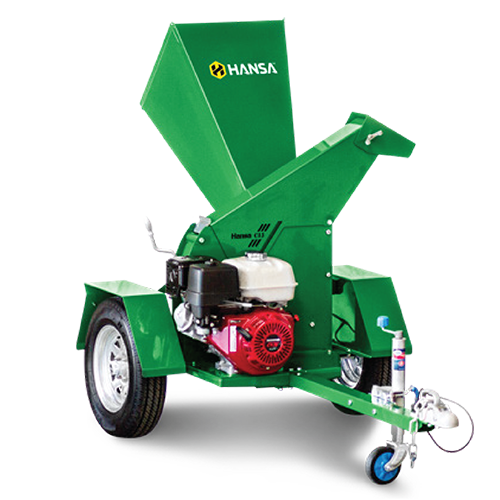 Hansa C13 Road Trailer Swivel Outlet Chipper (Electric Start)