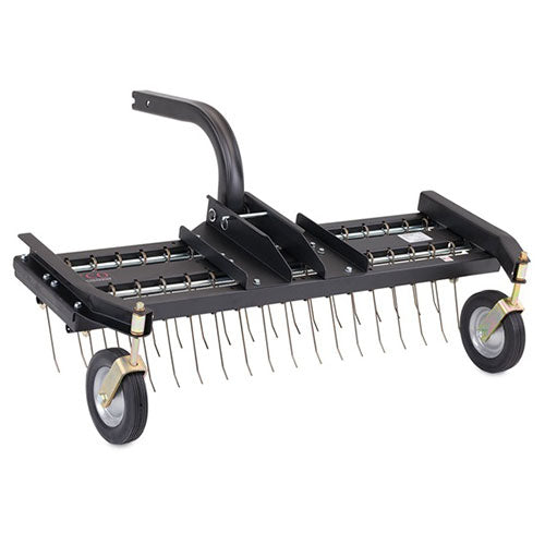 Dethatcher rake for lawn tractor hot sale