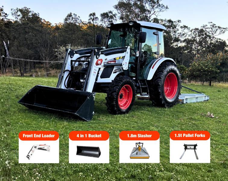 Bobcat UT6570 Utility Tractor + Implements Package