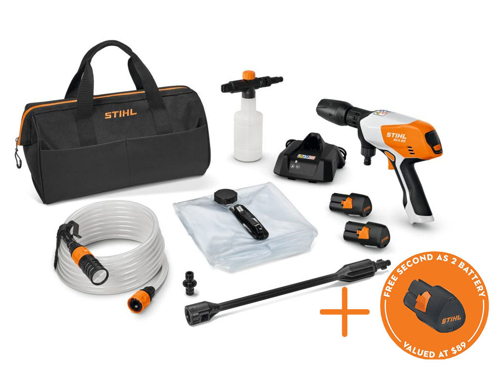 STIHL - RCA 20 - Handheld Pressure Cleaner - Kit (FREE 3RD BATTERY)