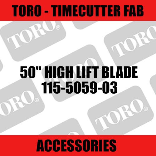 Toro - 50" High Lift Blade (TimeCutter Fab)