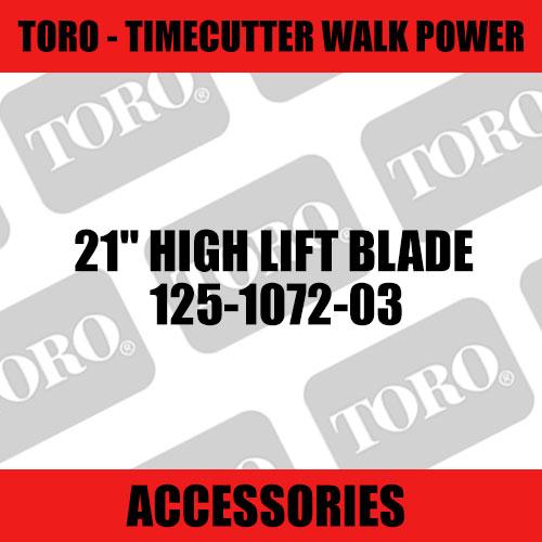 Toro - 21" High Lift Blade to suit 22298 (Walk Power)