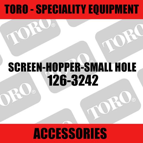 Toro - Screen-Hopper-Small Hole (Speciality)