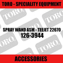 Toro - Spray Wand Asm - Teejet 22670 (Speciality)