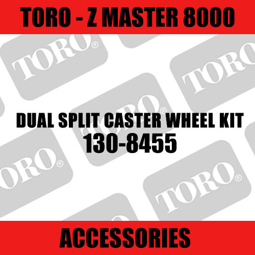Toro - Dual Split Caster Wheel Kit (Z Master 8000) - Sunshine Coast Mowers