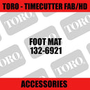 Toro - Foot Mat (TimeCutter Fab/HD)
