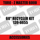 Toro - 60" Recycler Kit - Req's Blades (Z Master 6000) - Sunshine Coast Mowers