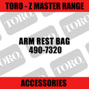 Toro - Arm Rest Bag (Z Master Range) - Sunshine Coast Mowers