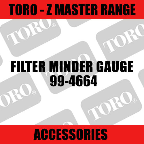 Toro - Filter Minder Gauge (Z Master Range)