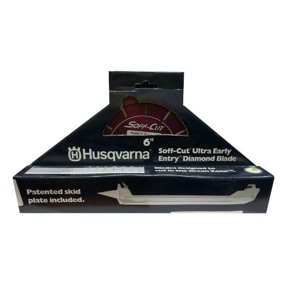 AuSKut - Husqvarna 6" Soff-Cut Blade Purple + Skid Plate