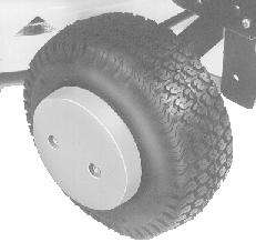 John Deere Front Wheel Weights (2) fro D100 Series Ride-on Mowers