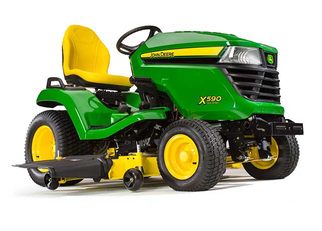 John Deere X590 Multi-Terrain Tractor - 54" Deck