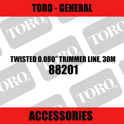 Toro - Twisted 0.080” trimmer line, 30m - Sunshine Coast Mowers