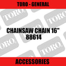 Toro - Chainsaw Chain 16" - Sunshine Coast Mowers