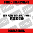 Low Flow Kit MultiForce (GrandStand) - Sunshine Coast Mowers